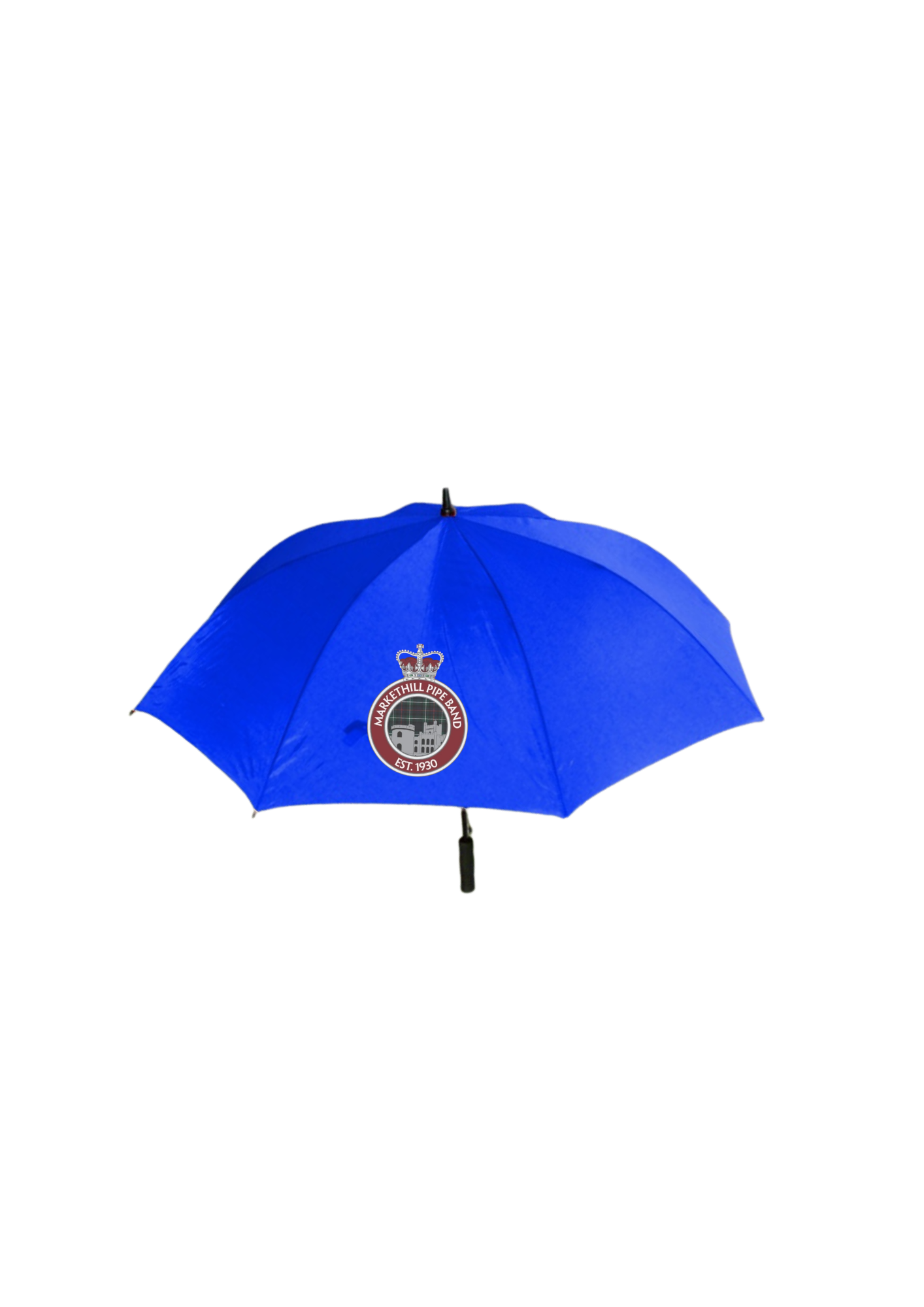 MPB Royal Blue Umbrella logo 2 panels (collection only)