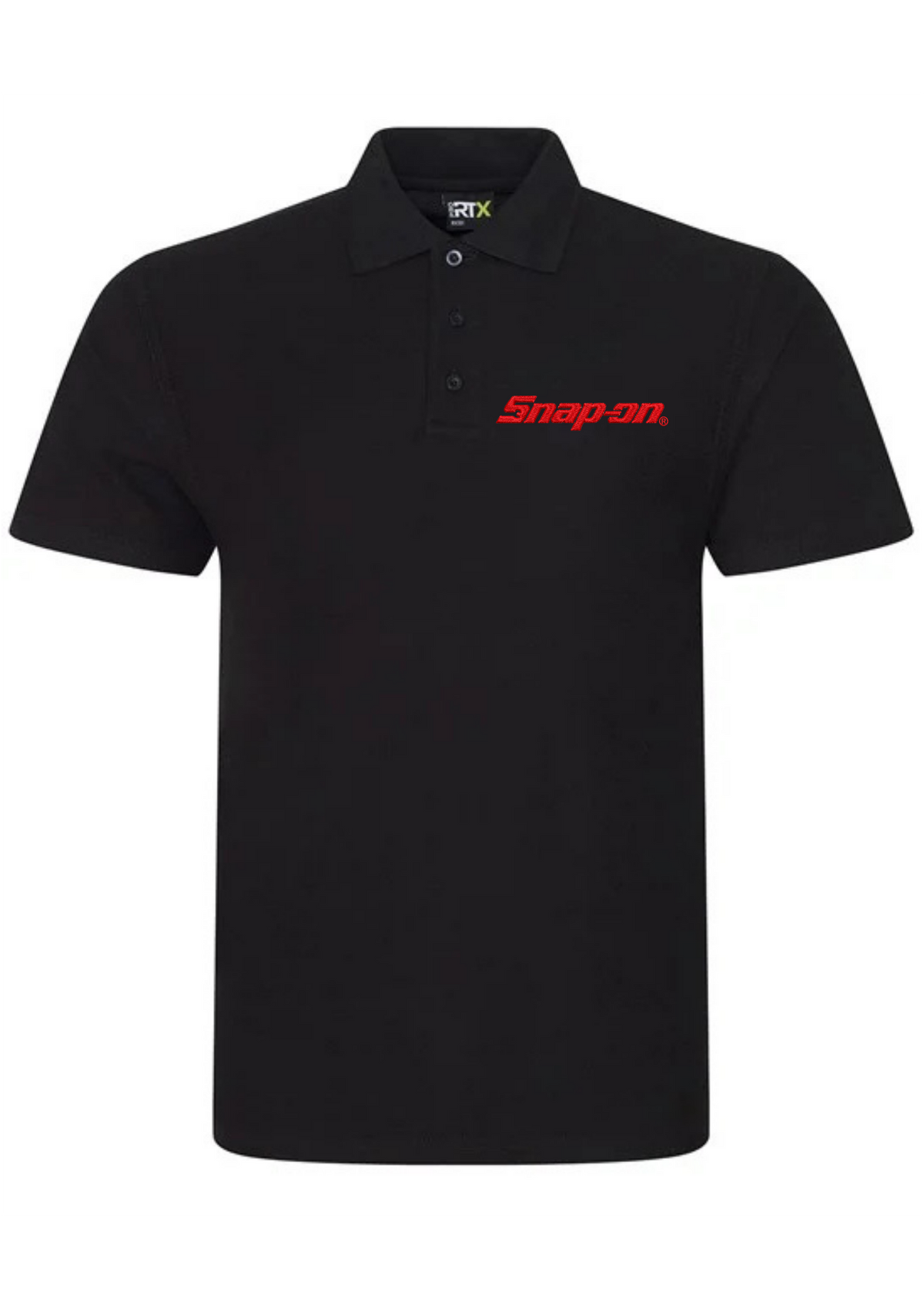 Snap-on Embroidered Polo Shirt