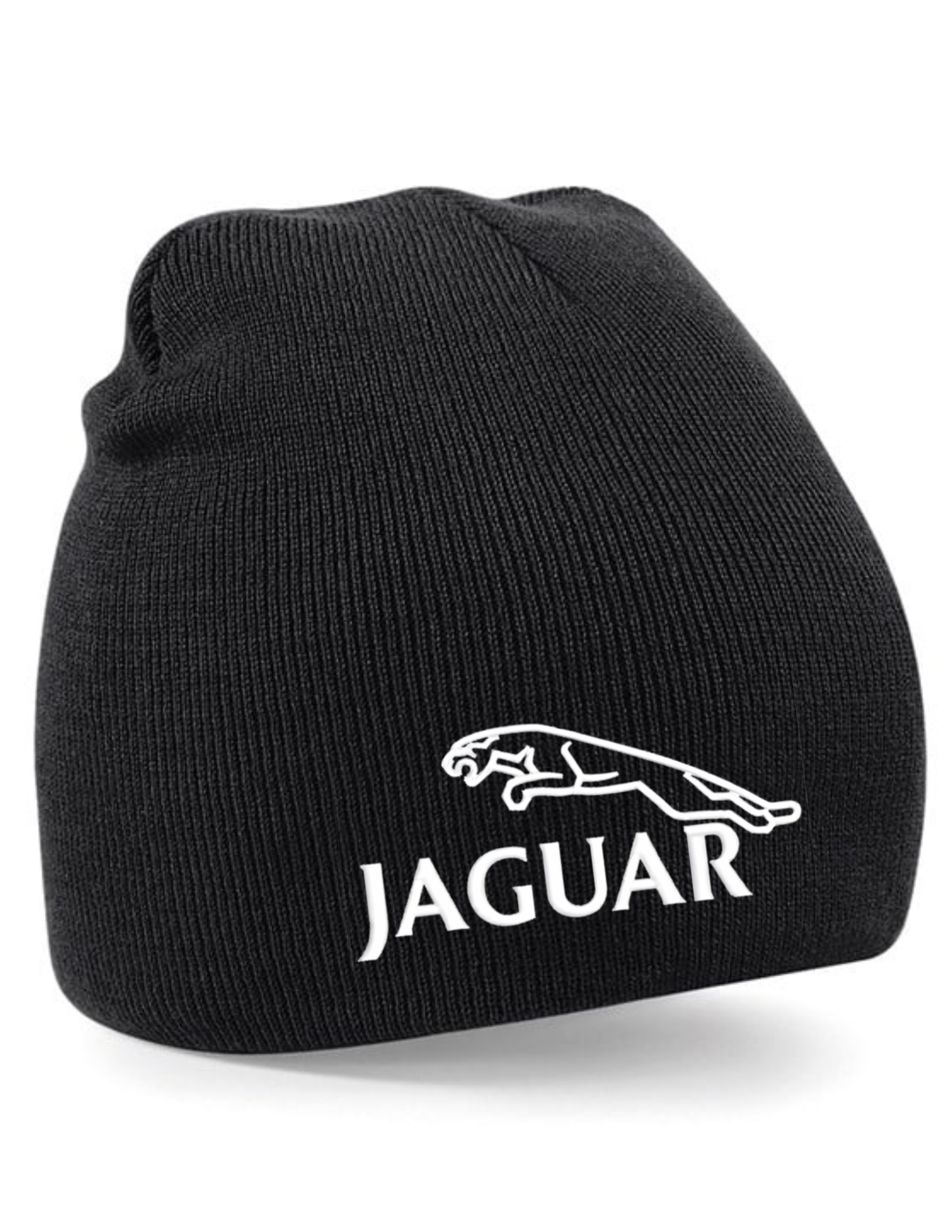Jaguar Embroidered Beanie Hat