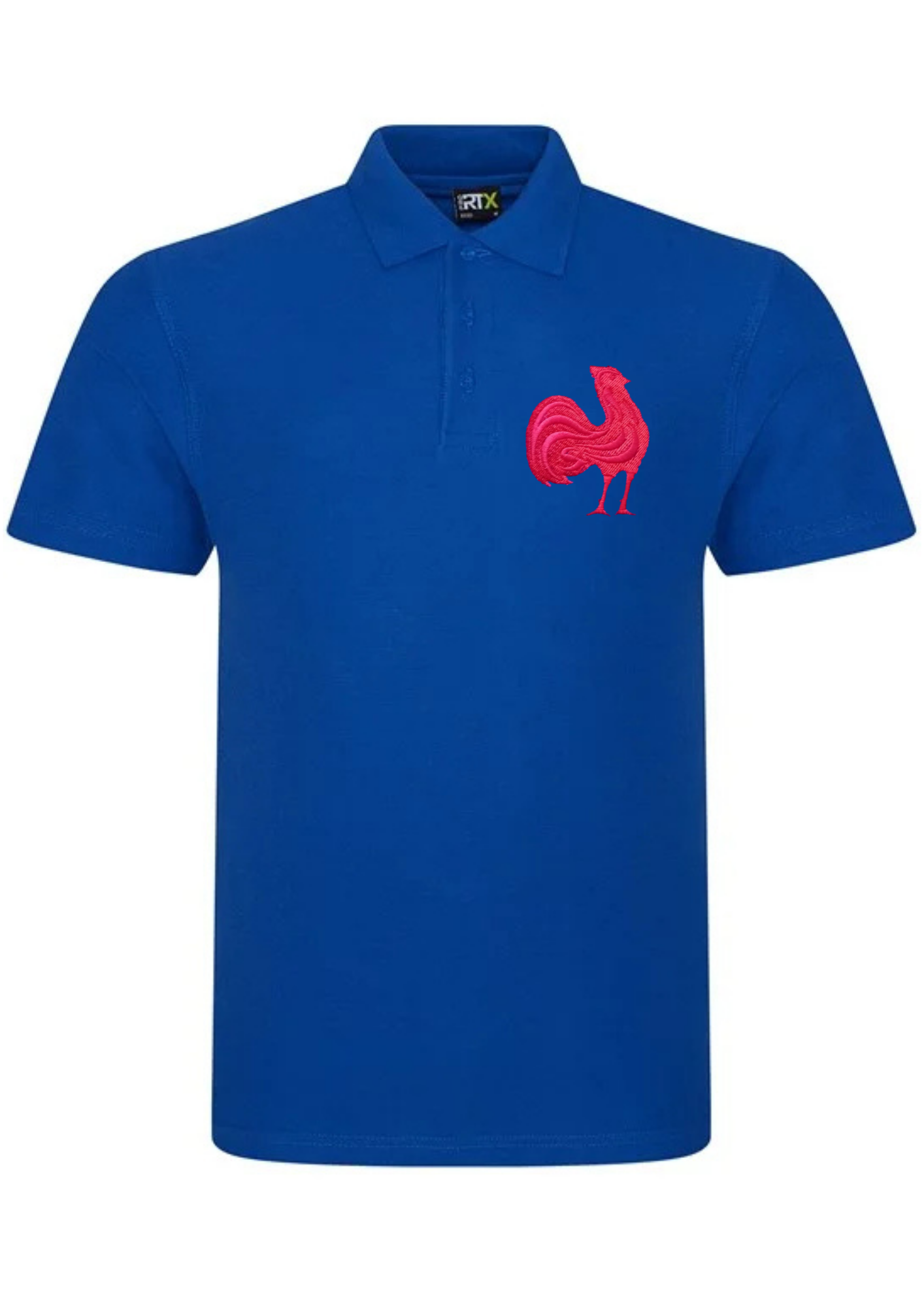 French Rugby Embroidered Polo Shirt