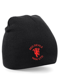 Man Utd Embroidered Beanie Hat