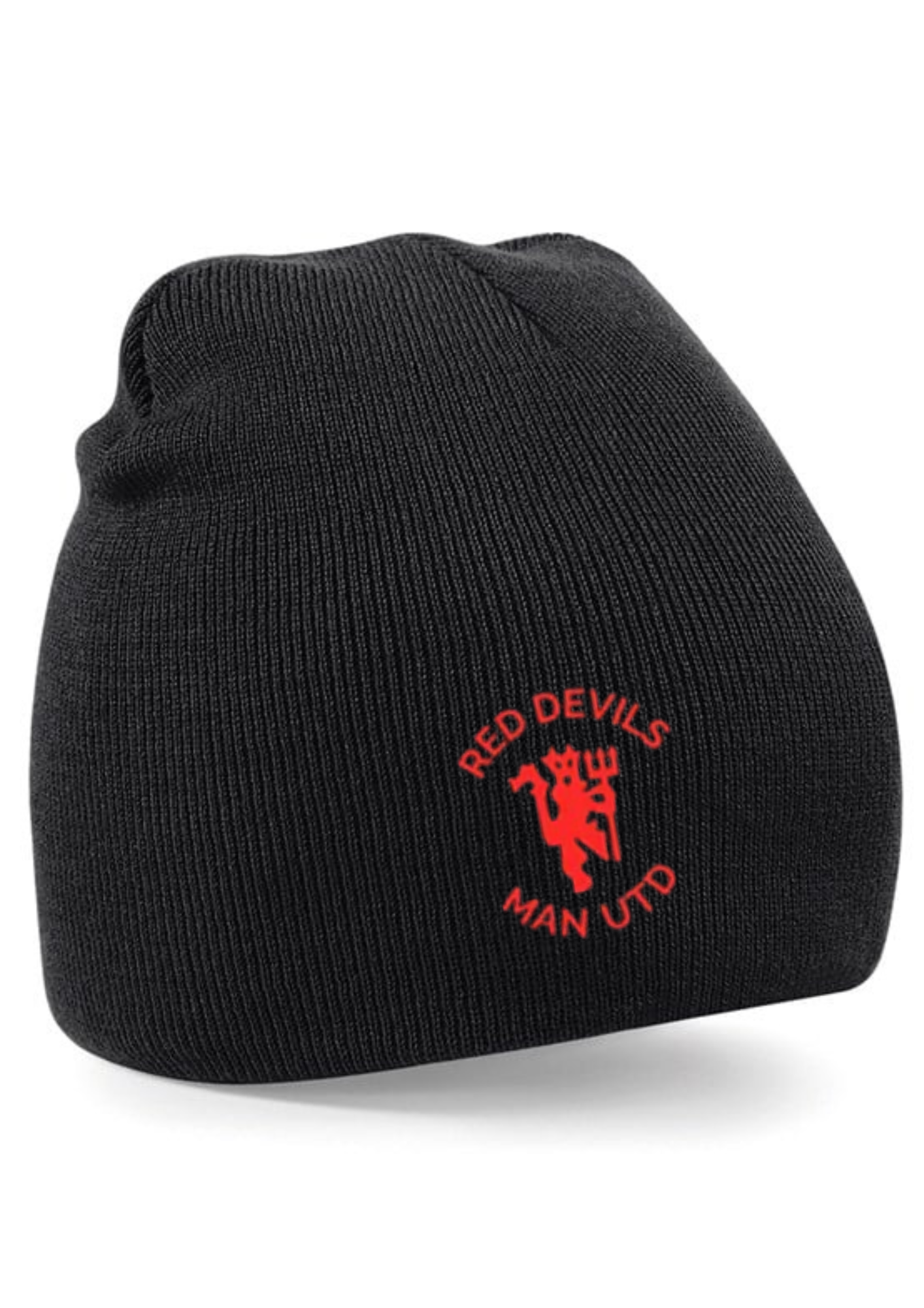Man Utd Embroidered Beanie Hat