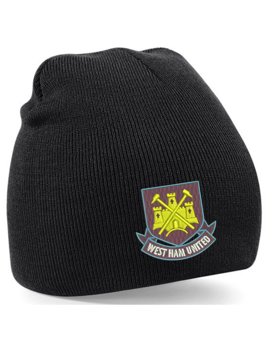 West Ham Embroidered Beanie Hat