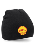 Shell Embroidered Beanie Hat