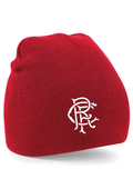 Rangers Embroidered Beanie Hat Red