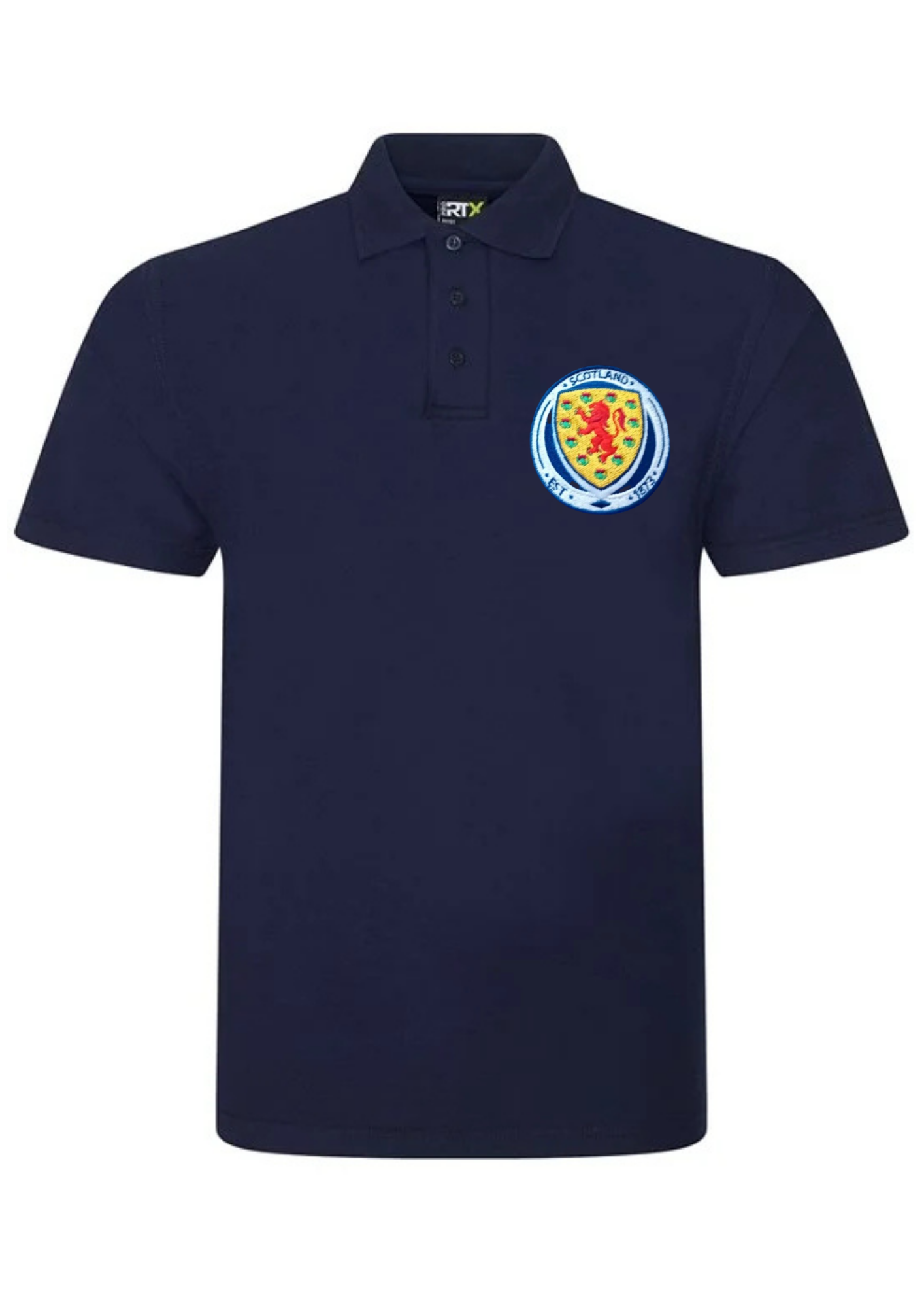 Scotland Football Embroidered Polo Shirt