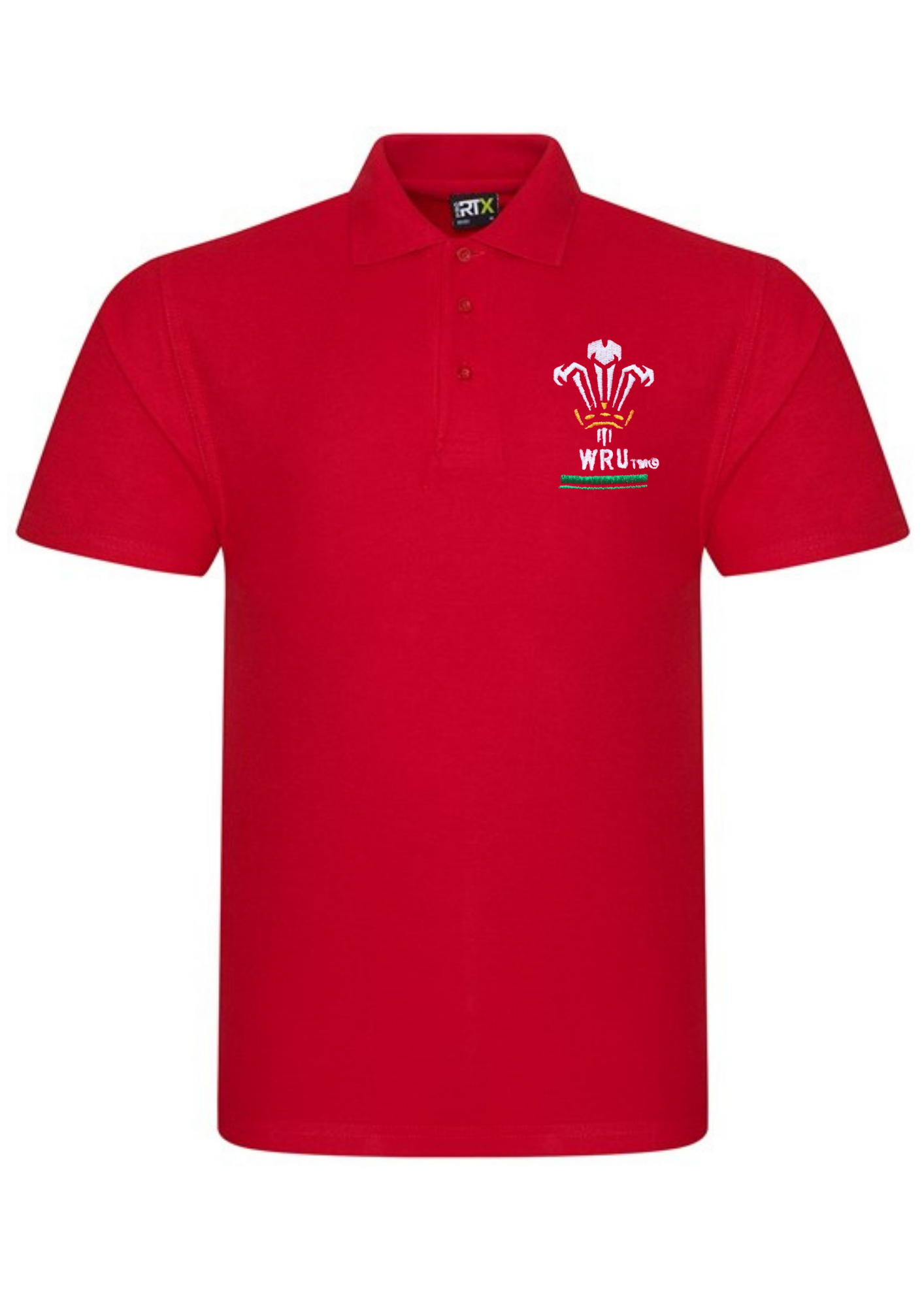 Wales Rugby Embroidered Polo Shirt