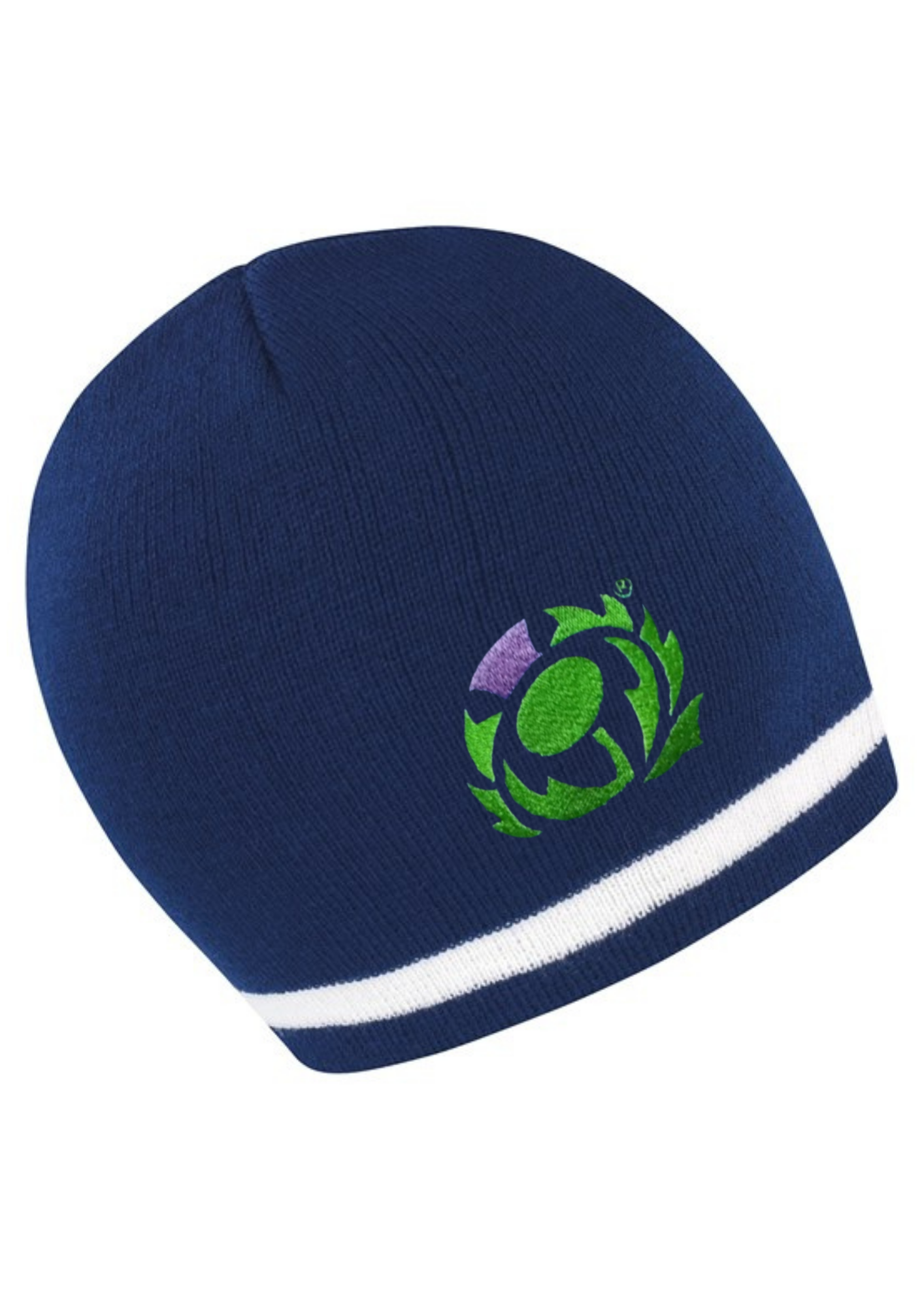 Scottish Rugby Embroidered Beanie Hat