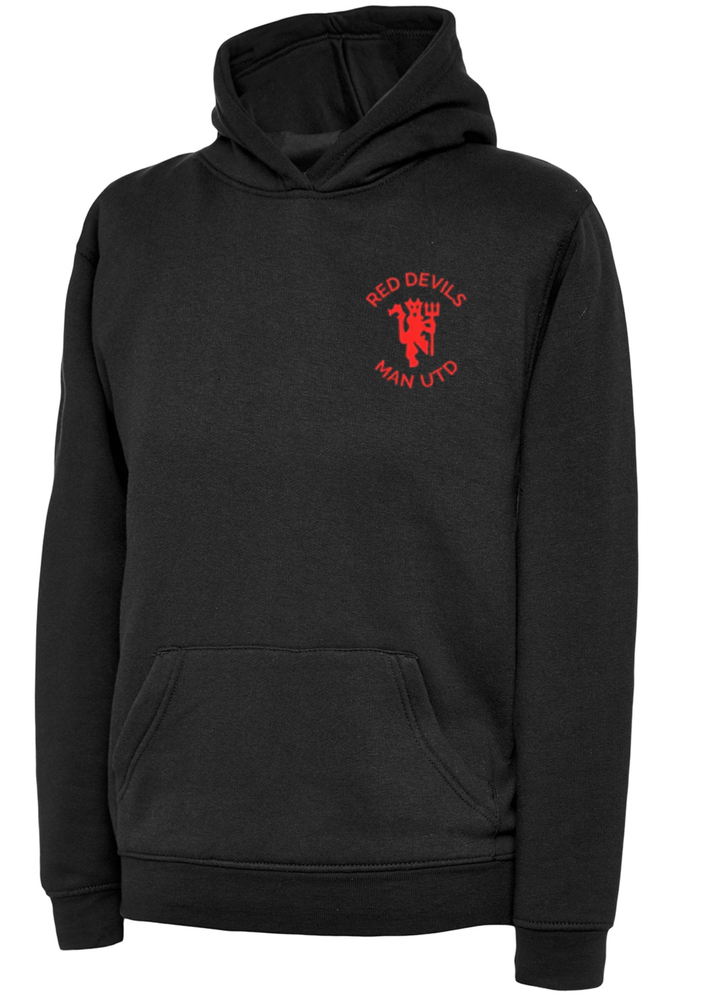 Kids Embroidered Man Utd Hoodie