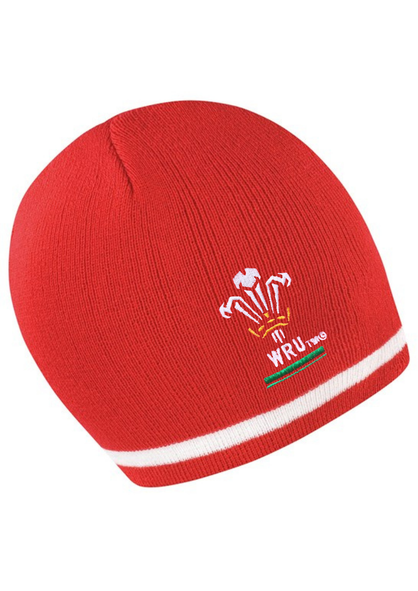 Wales Rugby Embroidered Beanie Hat