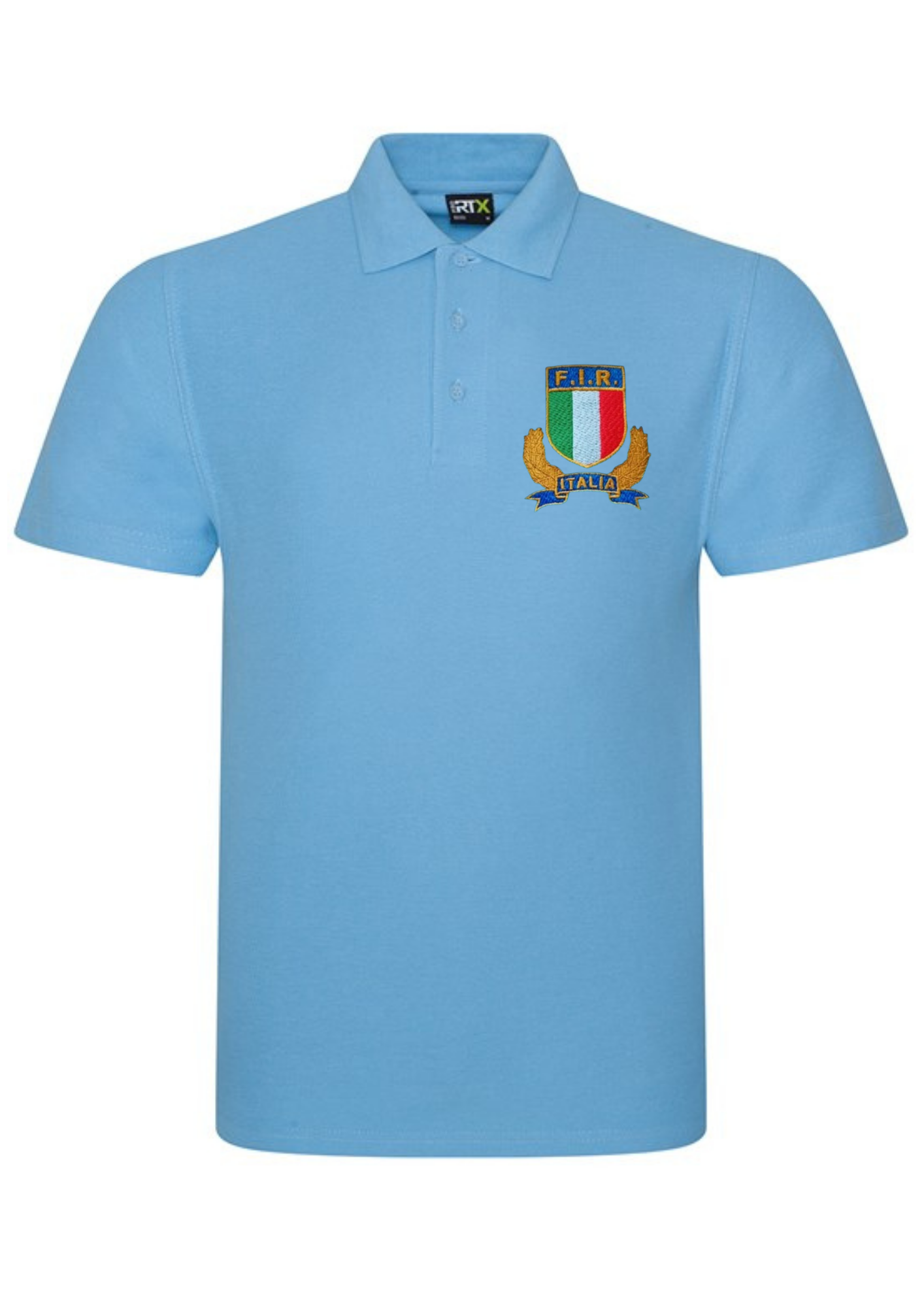 Italian Rugby Embroidered Polo Shirt