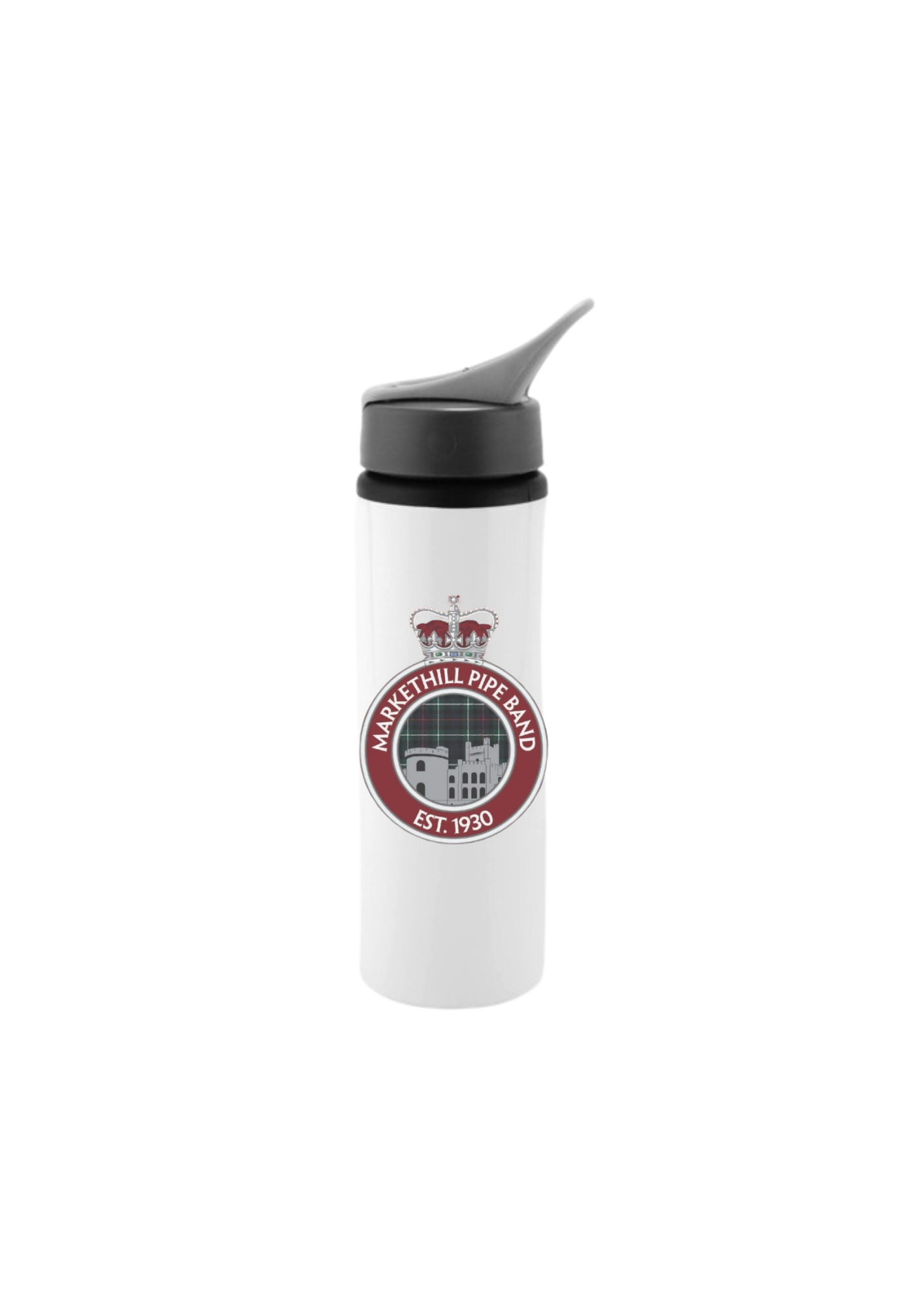 MPB Alu Sport Bottle With Straw 750ml White