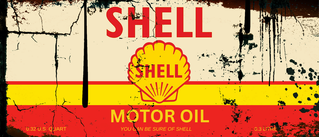 Shell vintage retro mug