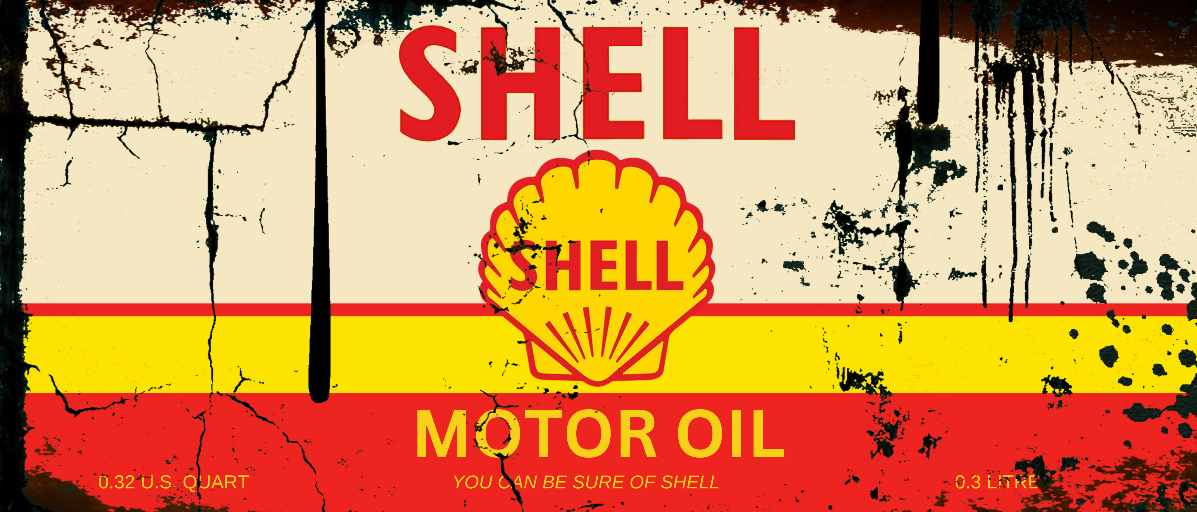 Shell vintage retro mug