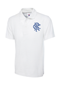 Kids Embroidered Rangers Polo Shirt White
