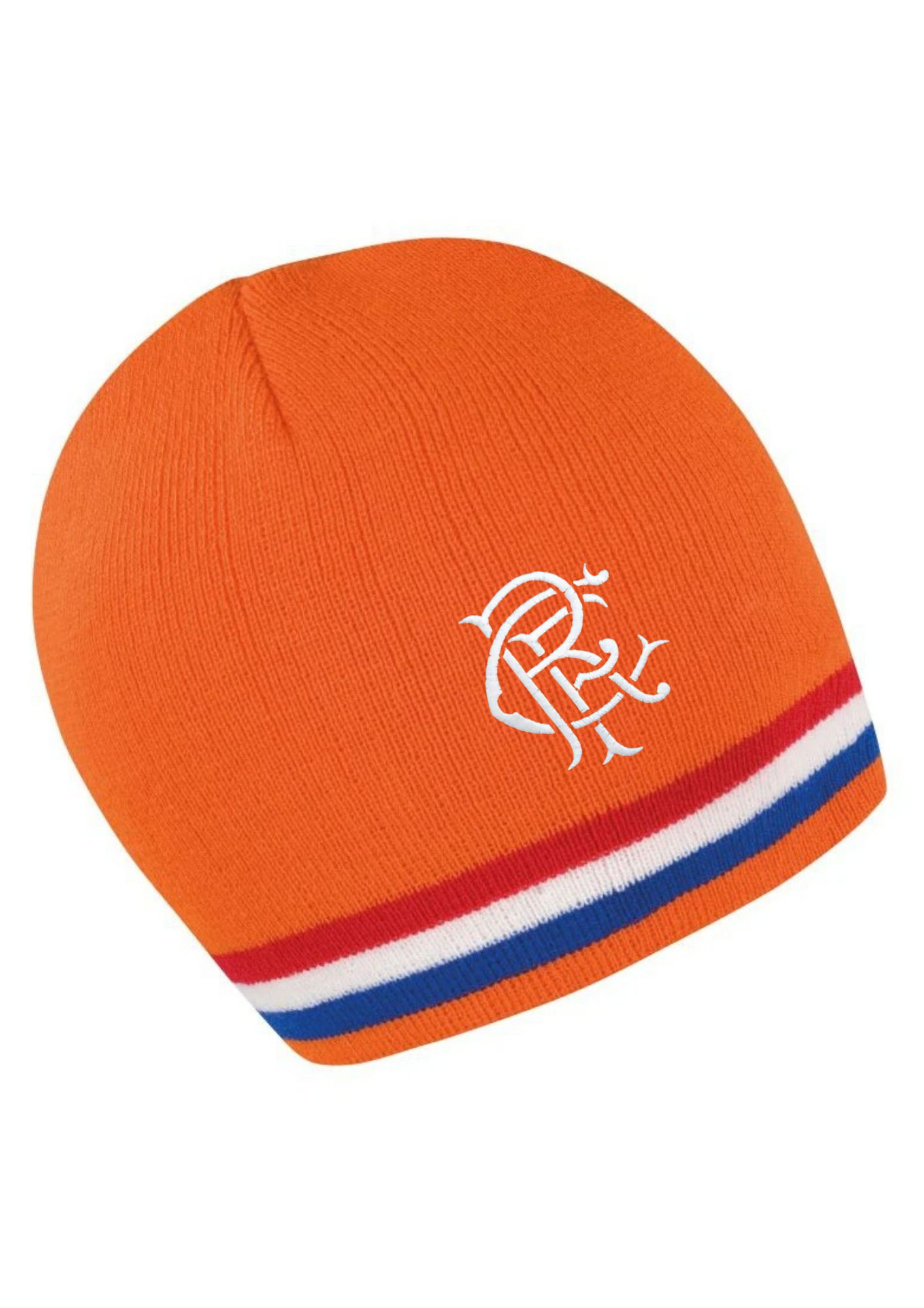 Rangers Embroidered Beanie Hat Orange