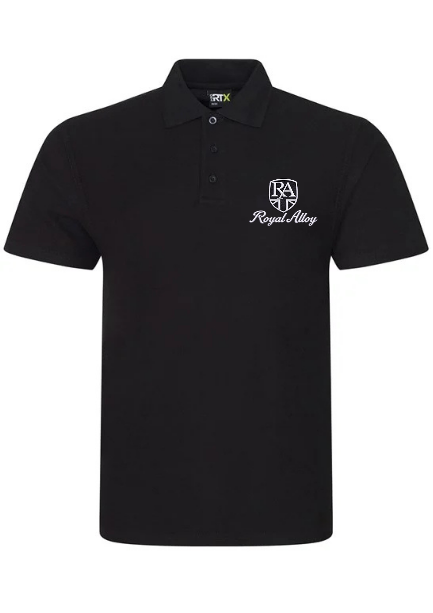 Royal Alloy Embroidered Polo Shirt