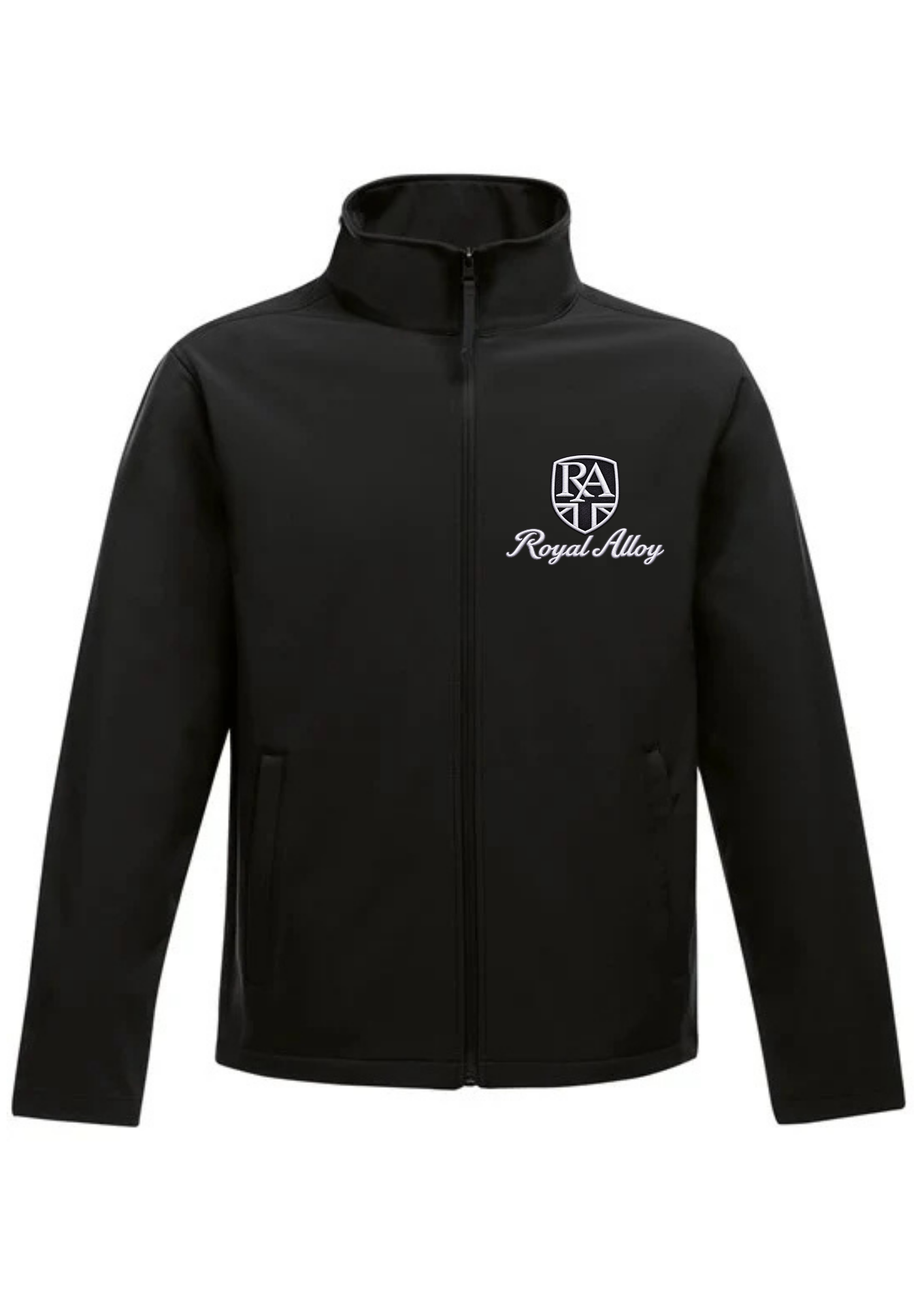 Royal Alloy Embroidered Shell Jacket