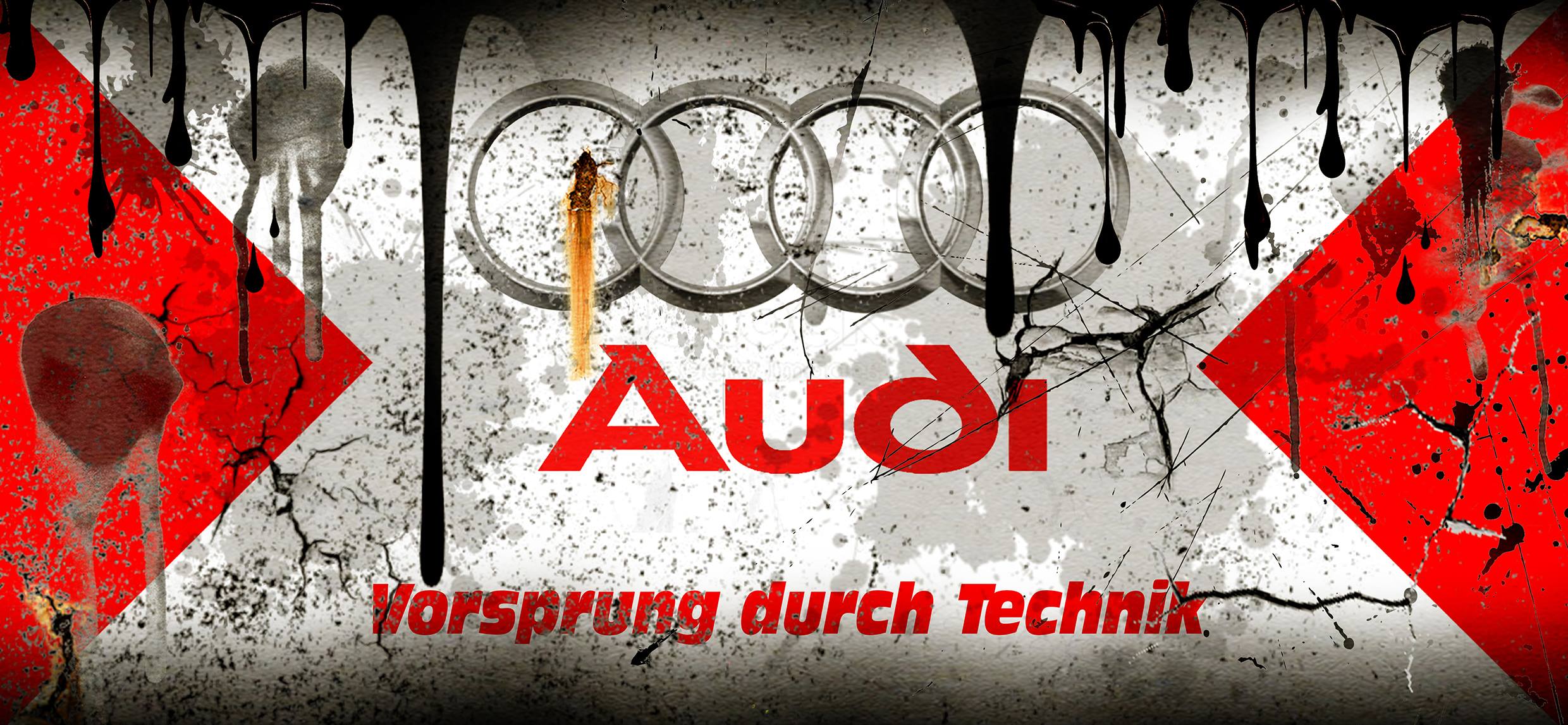 Audi vintage retro mug