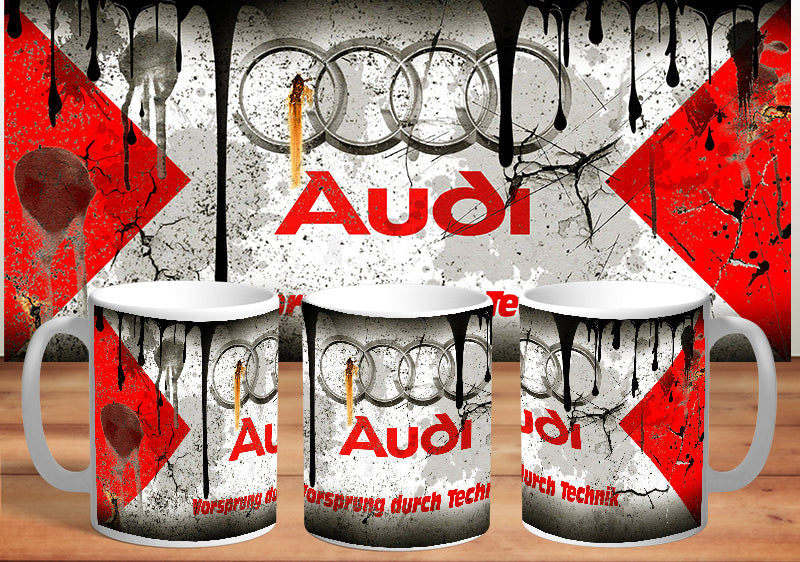Audi vintage retro mug