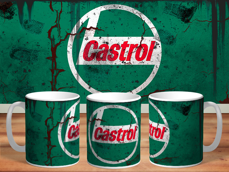 Castrol vintage retro mug