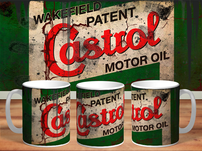 Castrol Patent vintage retro mug