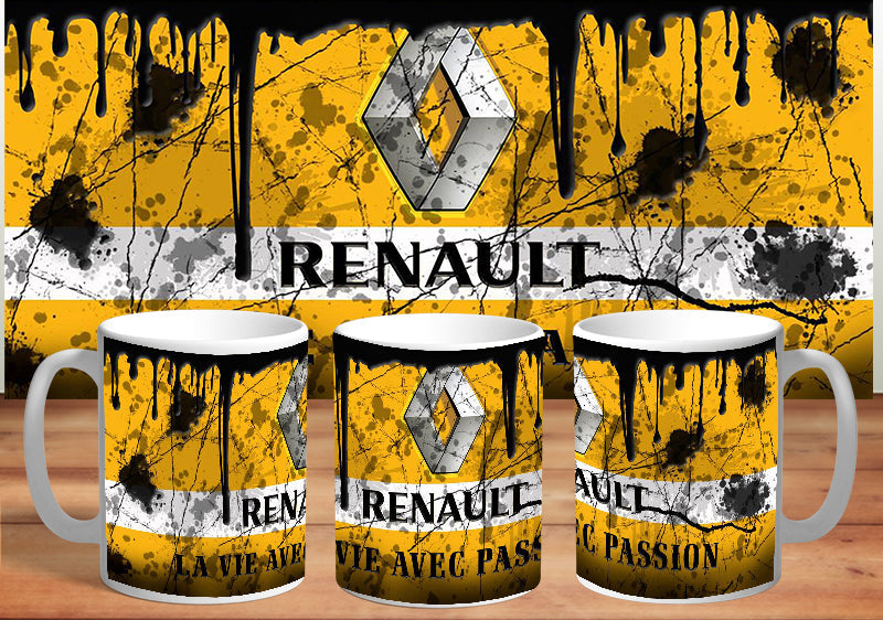 Renault vintage retro mug